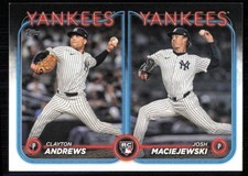 2024 Topps Update #US163 Clayton Andrews / Josh Maciejewski RC New York Yankees