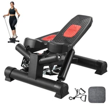 Uimoso Stair Stepper for Exercise at Home Mini Twist Stepper Resistance Band