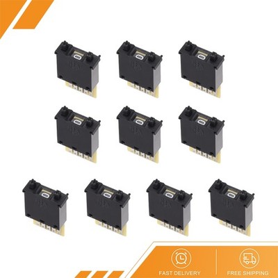 10 x DIP Switch BCD Code Thumb wheel Switch KM2 0-9 Digital Black 30x18x8 mm