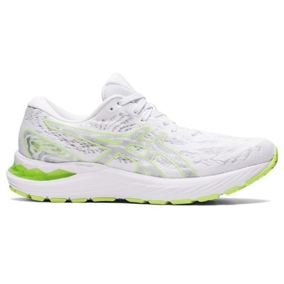 ASICS Women's Gel-Cumulus 23 Running Shoes, 8 US, White/Lime Green, VERY RARE