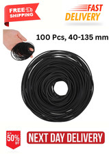 100 PCS Square Rubber Drive Belt For Cassette Player Recorder Repair Replacement