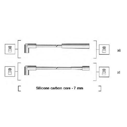 ZüNdleitungssatz FüR Jeep Cherokee XJ 4.0 95 Bis 01 Magneti Original QualitäT-image