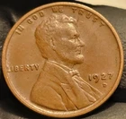 1927 D Lincoln Wheat Cent Penny! Better Condition