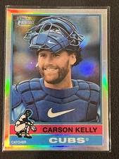 2025 Topps Heritage High Number - Carson Kelly #723 Chrome REFRACTOR - Cubs