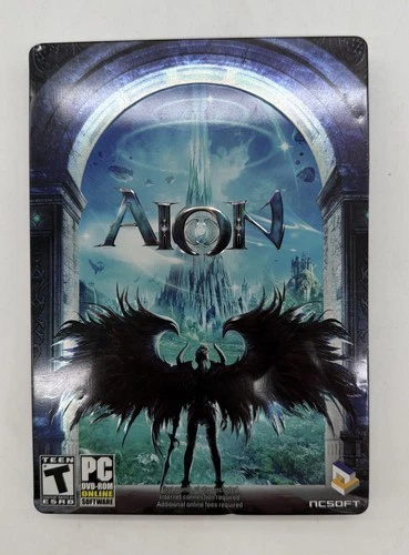 Aion (PC DVD-Rom, 2009, 2-Discs) Steelbook Edition Complete w/Game manual ! - product listing photo