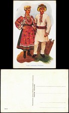 Polen Polska Typy ludowe z Podola polnische Volkstypen/Trachten 1929