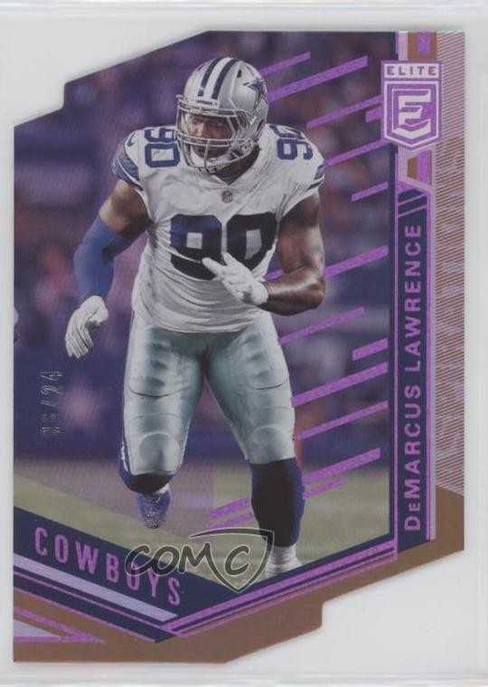 2018 Donruss Elite Aspirations Die-Cut /24 DeMarcus Lawrence #4 ez4