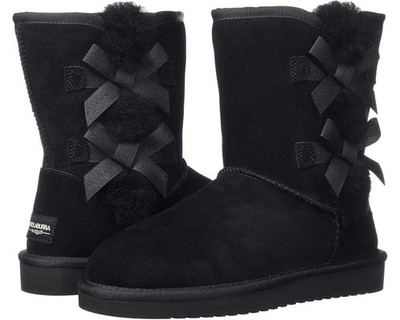 Koolaburra by UGG® Women's WIDE Victoria Short Lined Boots in Black