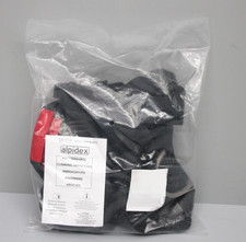 Alpidex Klettergurt EN12277 komplett verstellbar für Jugend & Erwachsene Schwarz