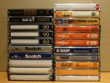 21 bespielte Leerkassetten Musik Kassetten MC BASF Scotch AGFA maxell Sony Fuji