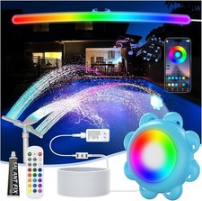 LED Pool Light Kits,Match with Pool Fountain,Pool Lights for Above Ground Pool,b