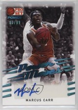 2021 Leaf Pro Set Power Moves Platinum Spectrum Foil 63/99 Marcus Carr Auto 0oe