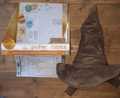 Spielfigur Wizarding World - Sprechender Hut zweisprachig DE+IT Geräusche + OVP