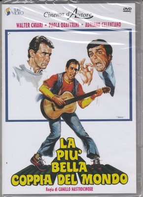 Dvd LA PIU' BELLA COPPIA DEL MONDO Adriano Celentano Walter Chiari nuovo 1967