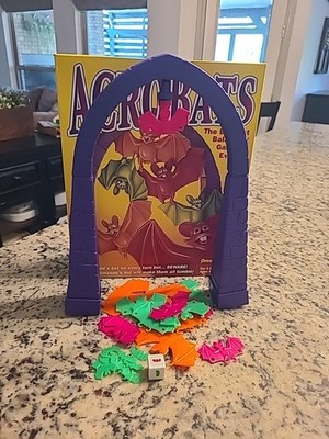 Vintage 1986 Acrobats Battiest Balancing Game Pressman
