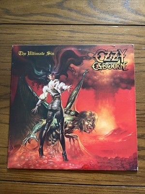 Ozzy Osbourne  The Ultimate Sin US 1st Press 1986 OZ 40026 With OG Sleeve In NM!