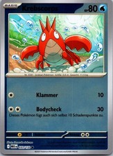 TCG Pokemon Karte Deutsch Reverse Holo Krebscorps 033/132 MEG Mega-Entwicklung