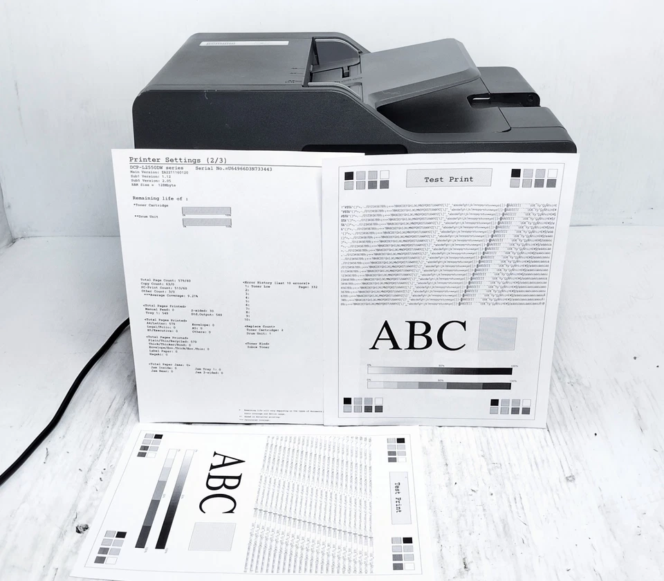 Brother DCP-L2550DW Compact Monochrome Laser Printer Page Count 579 Only  - Image 2 of 4