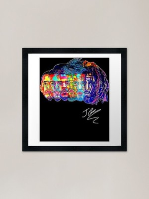 Evolution gerahmter Kunstdruck gerahmtes Wandbild Poster Leinwanddruck Bild