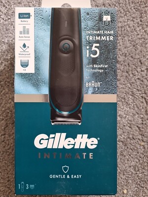 Gillette Intimate i5 Akku Haarschneider, wasserdichter Trimmer, Haarschneider