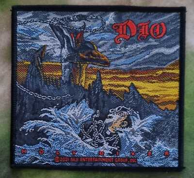 Dio - Holy Diver gewebter Aufnäher -  woven Patch 2021 NEU & OFFICIAL!