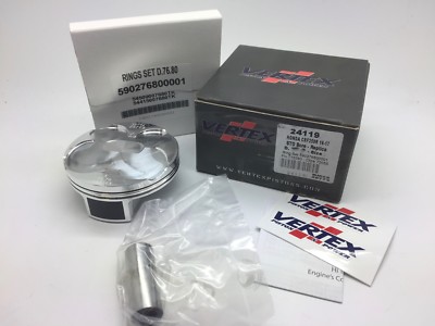 Vertex Piston Kit 4119C Honda CRF 250 Rings Pin Clips 2016-17 Size C 76.78mm