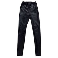 Aritzia Wilfred Free Faux Leather Legging Medium Black Pant Mobwife Vegan