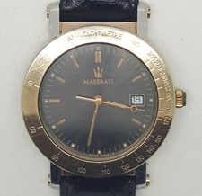 Raro Vintage Orologio MASERATI Ghibli Quarzo 39mm Anni '90 
