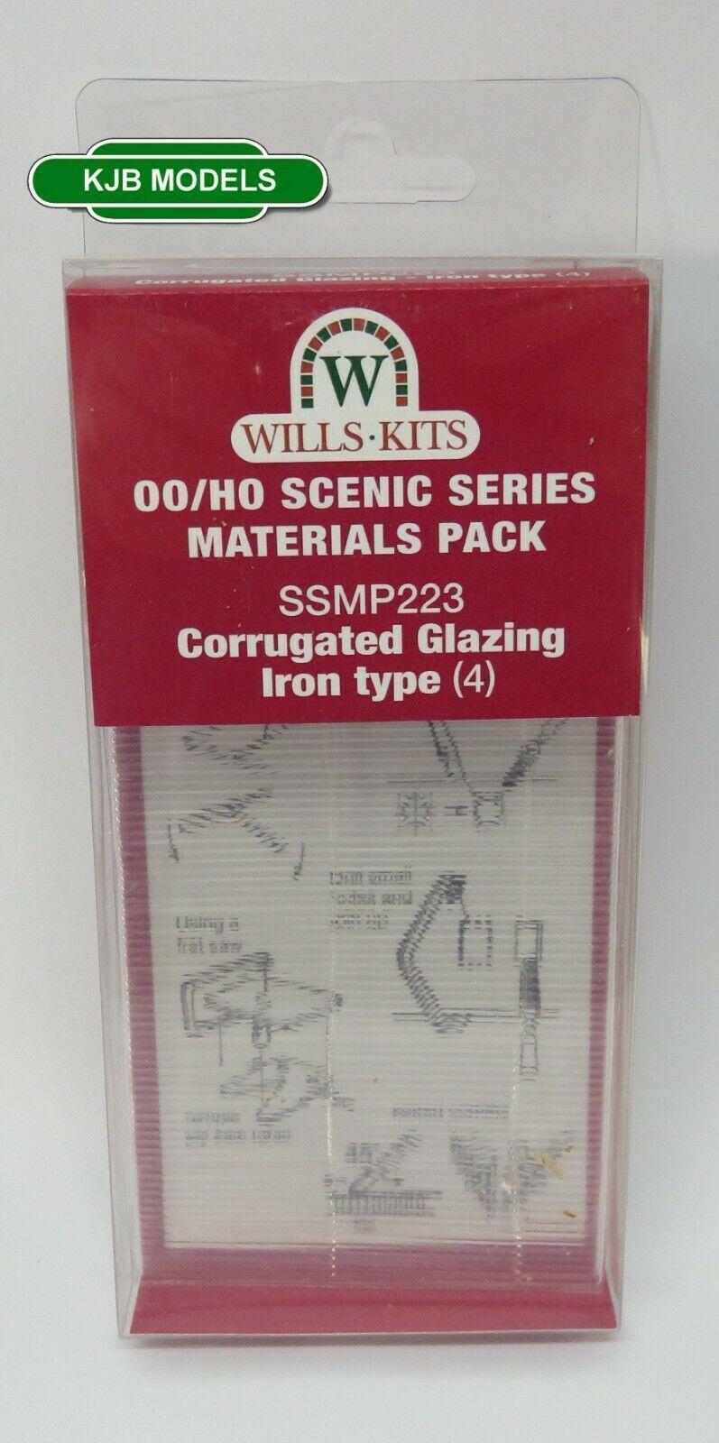 OO Gauge WILLS SSMP223 Corrugated Glazing (4 PK) - Plastic Kit