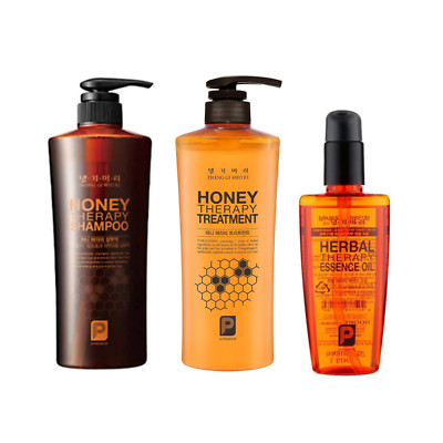 Daeng Gi Meori Professional Honey Therapy Shampoo, Treatment, Essence Oil Set