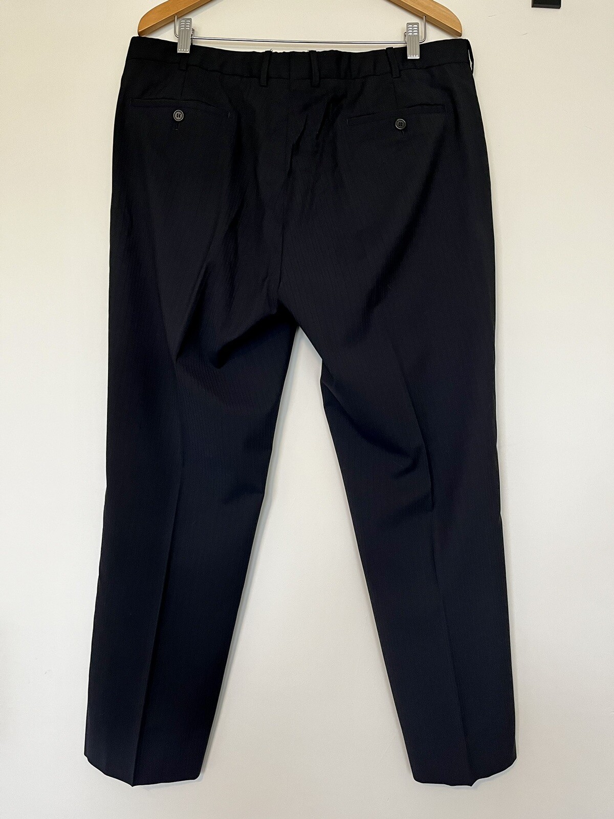 Prada Dark Blue Lightweight Wool Pants 36 29 Mod … - image 6