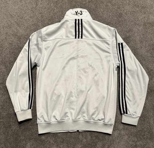 Y2K Adidas Y-3 Yohji Yamamoto Jacket Size Large White Full Zip Track Suit - Picture 2 of 6
