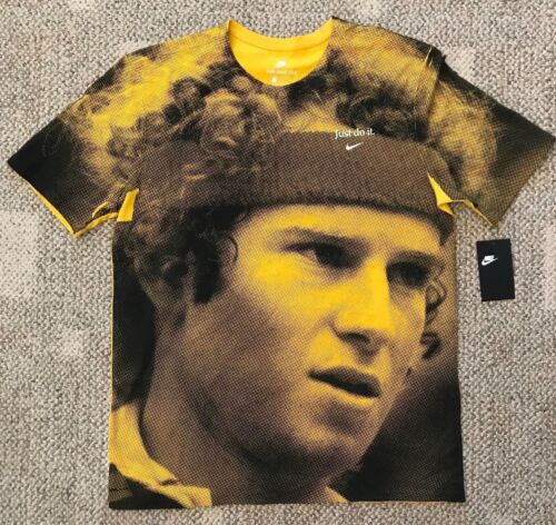 Men's L Large Nike Sportswear Archive 8 John McEnroe T-Shirt Tennis 928338 Rare - Picture 1 of 3