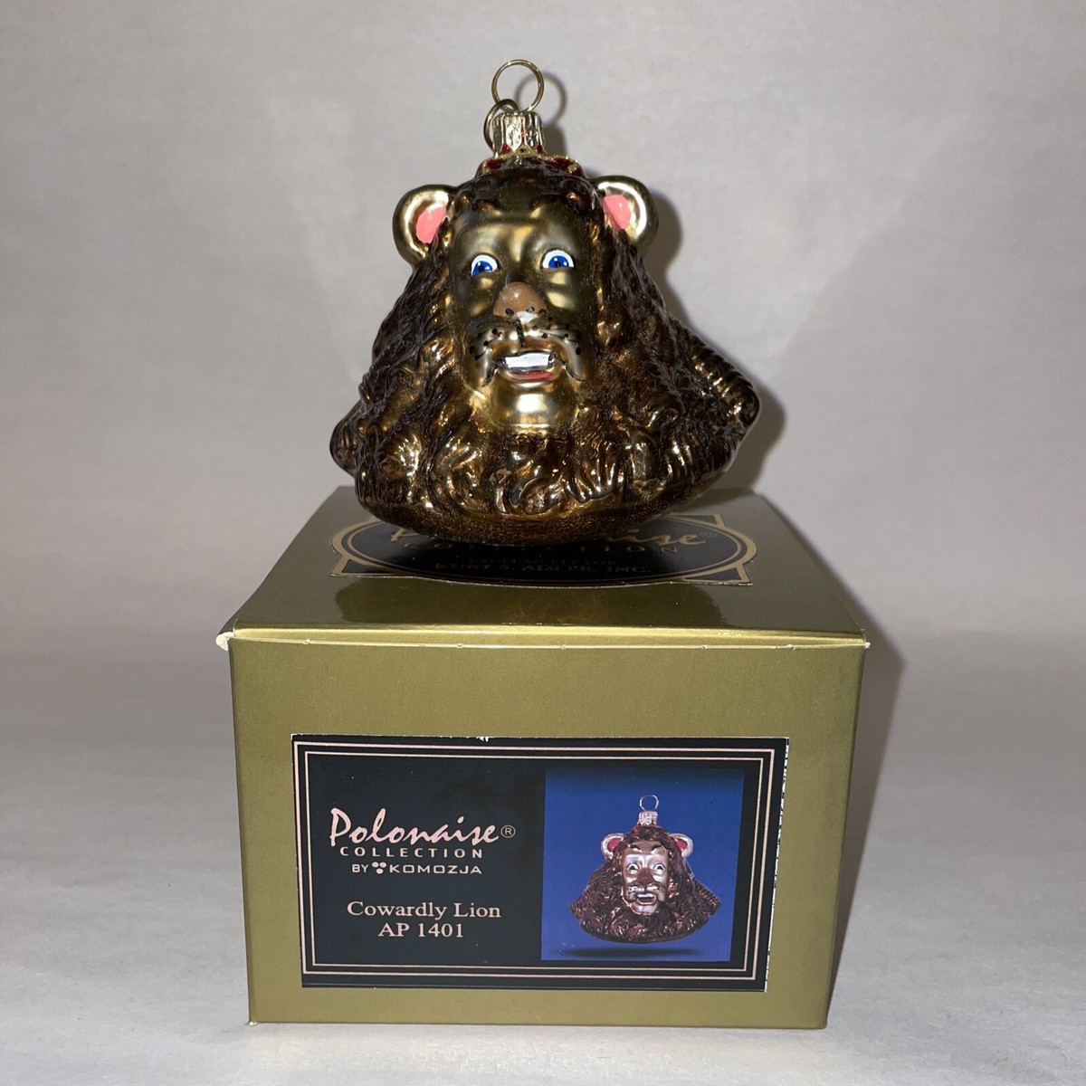 Kurt Adler POLONAISE KOMOZJA Wizard of Oz COWARDLY LION AP1401  display picture 1
