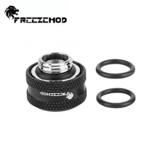 FreezeMod G1/4 Compression Fitting for 14mm OD Hard TUBE Water Cooling in Black