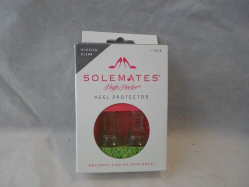 1 pair Narrow CLEAR Heel Protectors Sole Mate High Heeler B22