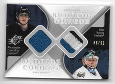 2007-08 UD SPx Winning Combos Spectrum #WC-KO Olaf Kolzig Alexander Ovechkin /99