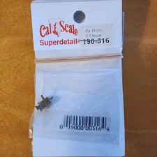 Nathan Diesel Locomotive Air Horn (Brass Casting) - 5-Chime Cal Scale 190-316 HO