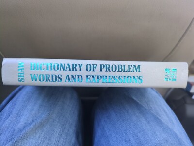 Vintage 1987 Dictionary Of Problem Words And Expressions by Harry Shaw