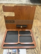 Gifts Men Wood Phone Docking Station Nightstand Organizer Caleb