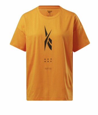 Women s Reebok Orange Graphic Tee Shirt Edgeworks NEW! Size 1X