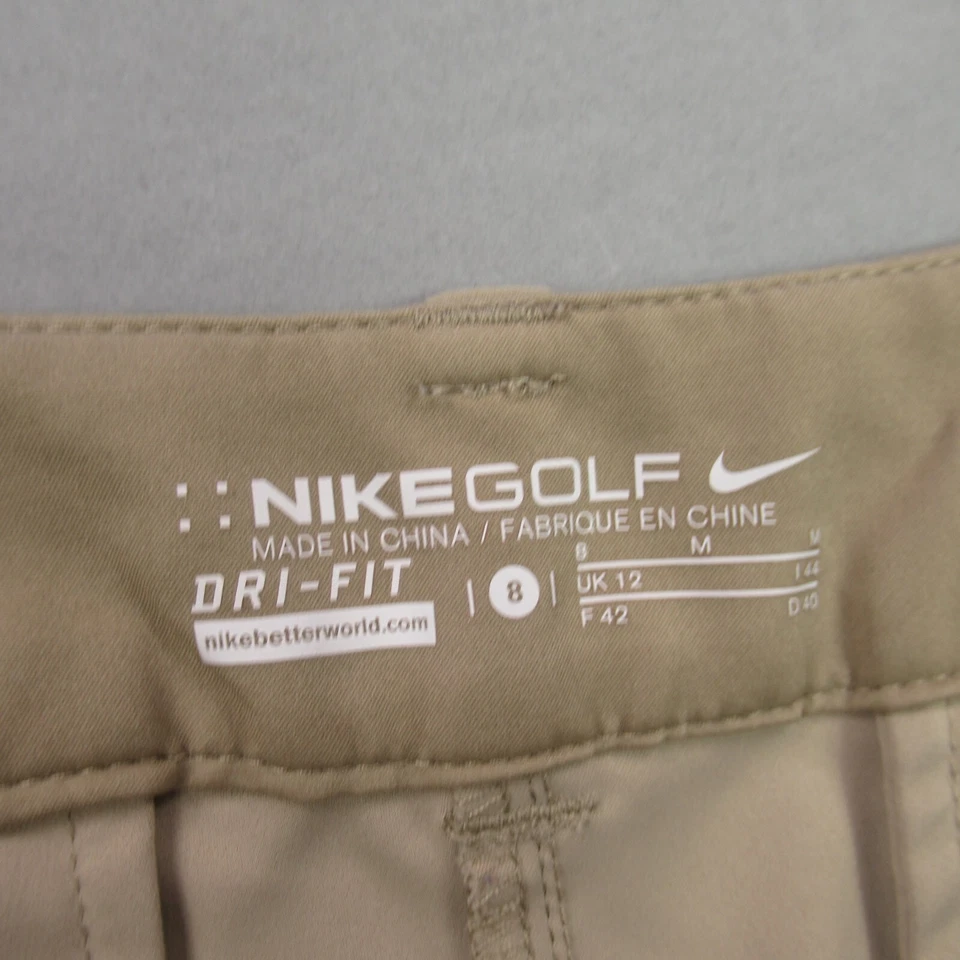 Pantalones Cortos Nike Para Mujer 8 Ligeros Exterior Elastizados Chino Bolsillos Golf Foto 3 de 4