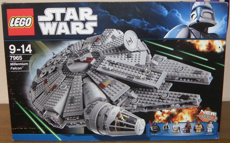 Lego Star Wars 7965 Millenium Falcon Falcon Figures Instructions Original Box 100% Complete