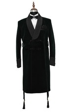 Men Green Smoking Sherwani Designer Luxury Elegant Wedding Party Wear Sherwani