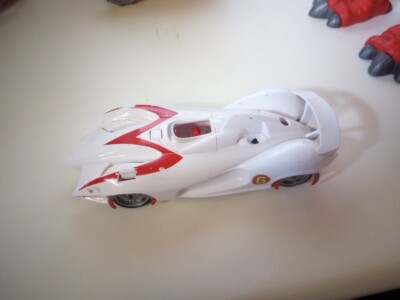 Speed Racer Mach 6toy 8.5” MACH 6 SPEED RACER Toy CAR Model MATTEL White Red M4210 RARE | eBay