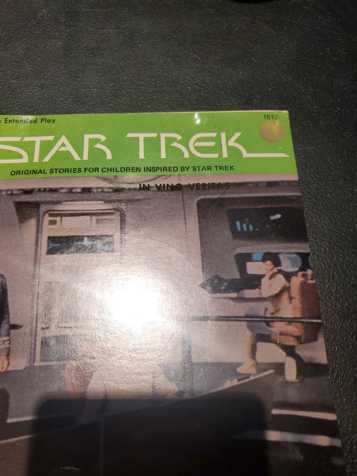 Star Trek 1979 Peter Pan 45 RPM Record New Sealed "In Vino Veritas" - Image 2 of 4