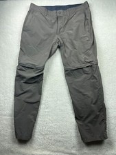 The North Face Pants Mens 36 Athletic Convertible Zip Off Roll Up Legs Green