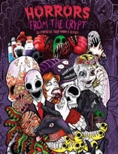 Adult Coloring Book: Horrors from the Crypt: An Outstanding Illustrated Doodle