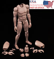 MX02-A 1/6 Scale Europe Skin Male Figure Body Model Toy Fit For Head with Neck