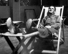 ORIGINAL VINTAGE PHOTO: Military Men Male Uniform Candid Portrait 40's 40s WW2